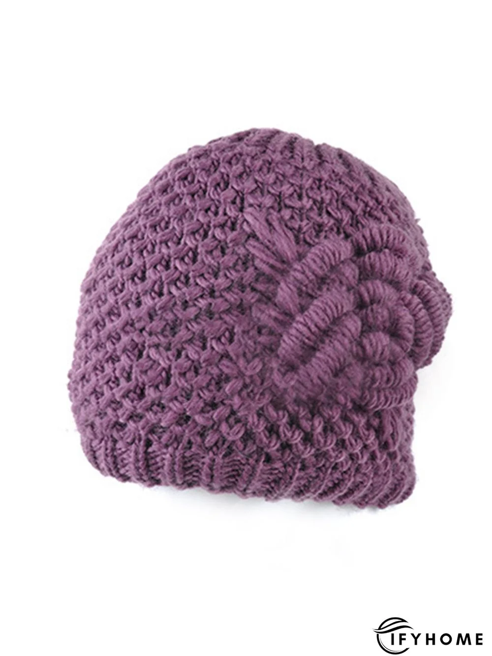 3D Flower Knitted Warm Hat | IFYHOME