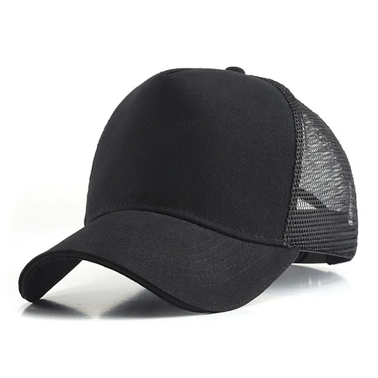 Summer Breathable Net Blank Custom Logos Baseball Cap DIY Truck Gorro Mens Women Snapback Hats Adjustable Outdoor Sun Dad Bone