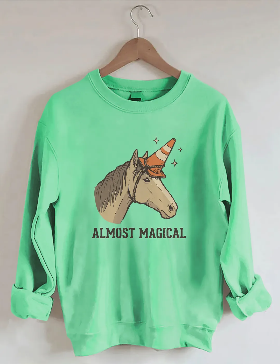 Almost Magical Funny Horse Sweatshirt
