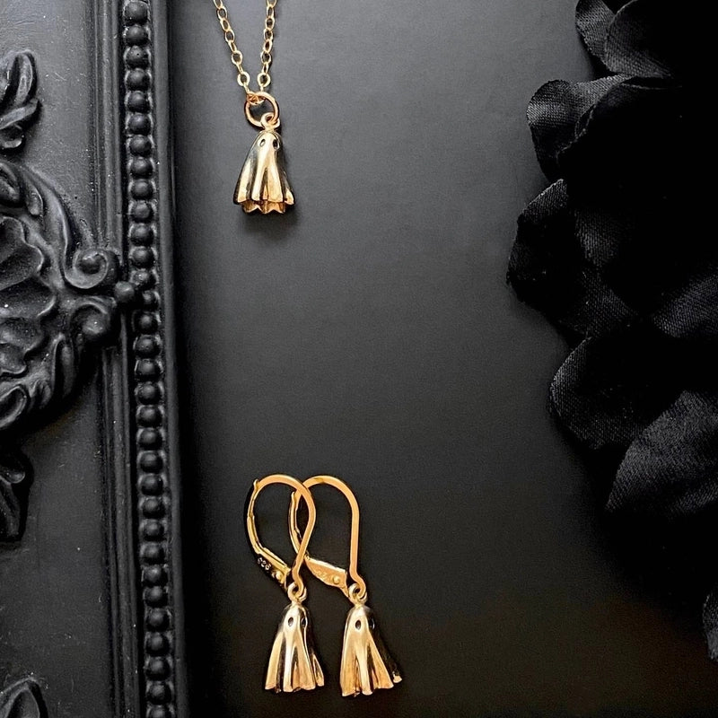 Casual Elegant Streetwear Ghost 201 Stainless Steel 304 Stainless Steel 18K Gold Plated Pendant Necklace