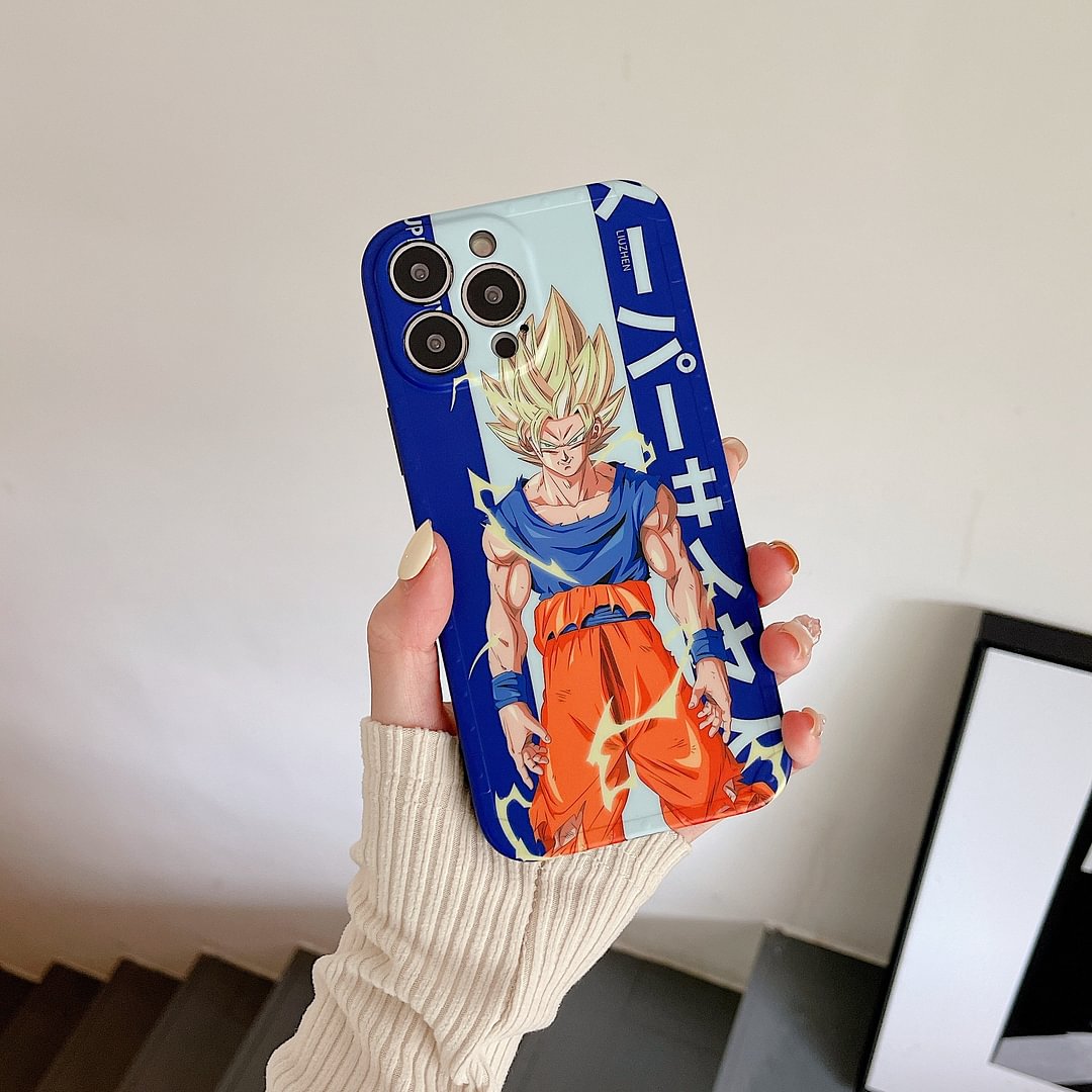 Dragon Ball Super Saiyan Manga Phone Case