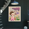 Ancient Girl-11CT Stamped Cross Stitch 40*50cm/15.75*19.69in