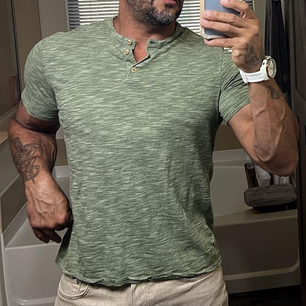 Men's Casual Slim Short Sleeve T-Shirt