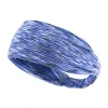 Unisex Sport Plain Colorful Lines Elastic Sweat Hair Head Bands