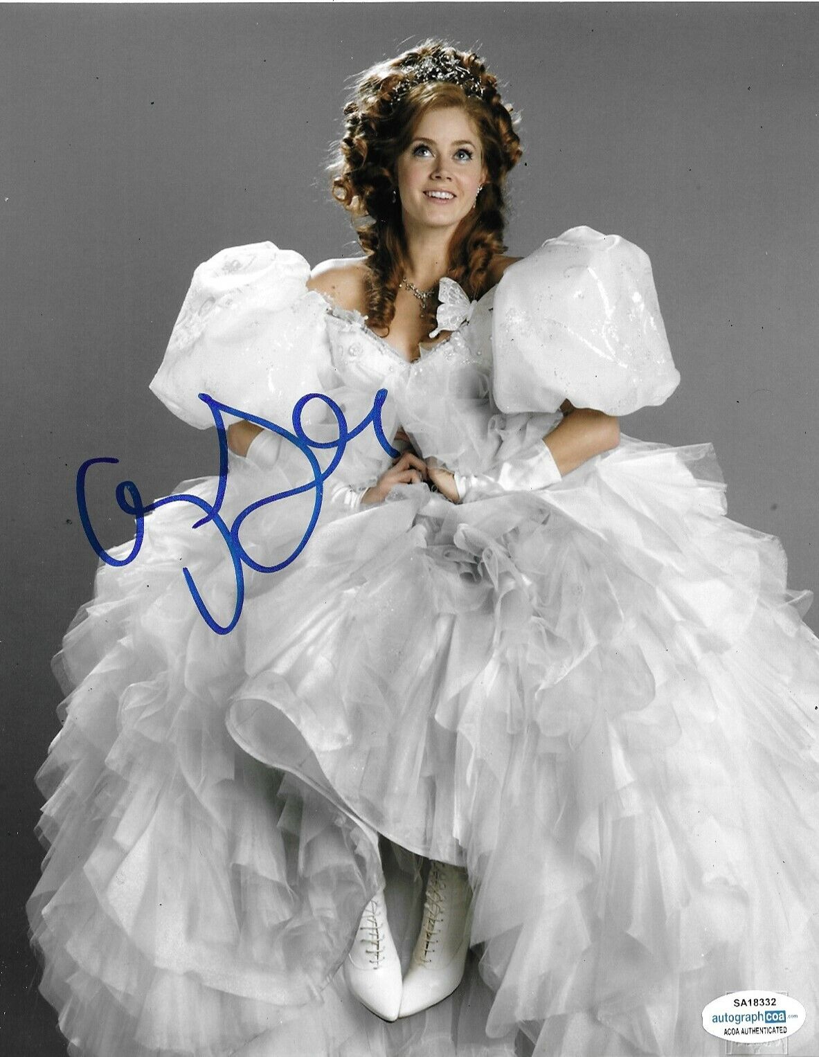 Amy Adams Signed Enchanted 10x8 Photo Poster painting AFTAL ACOA