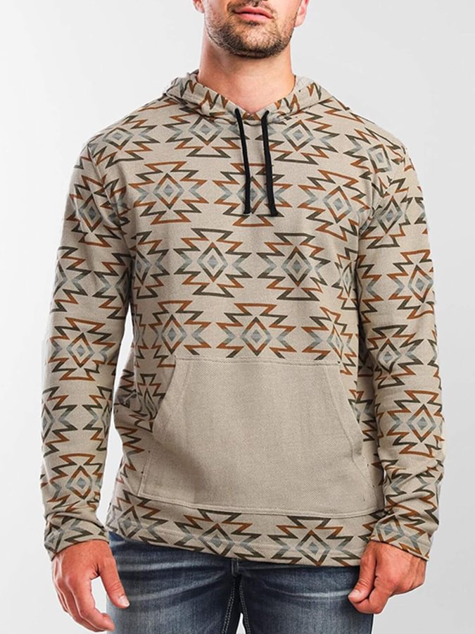Men's Long Sleeve Casual Hoodie