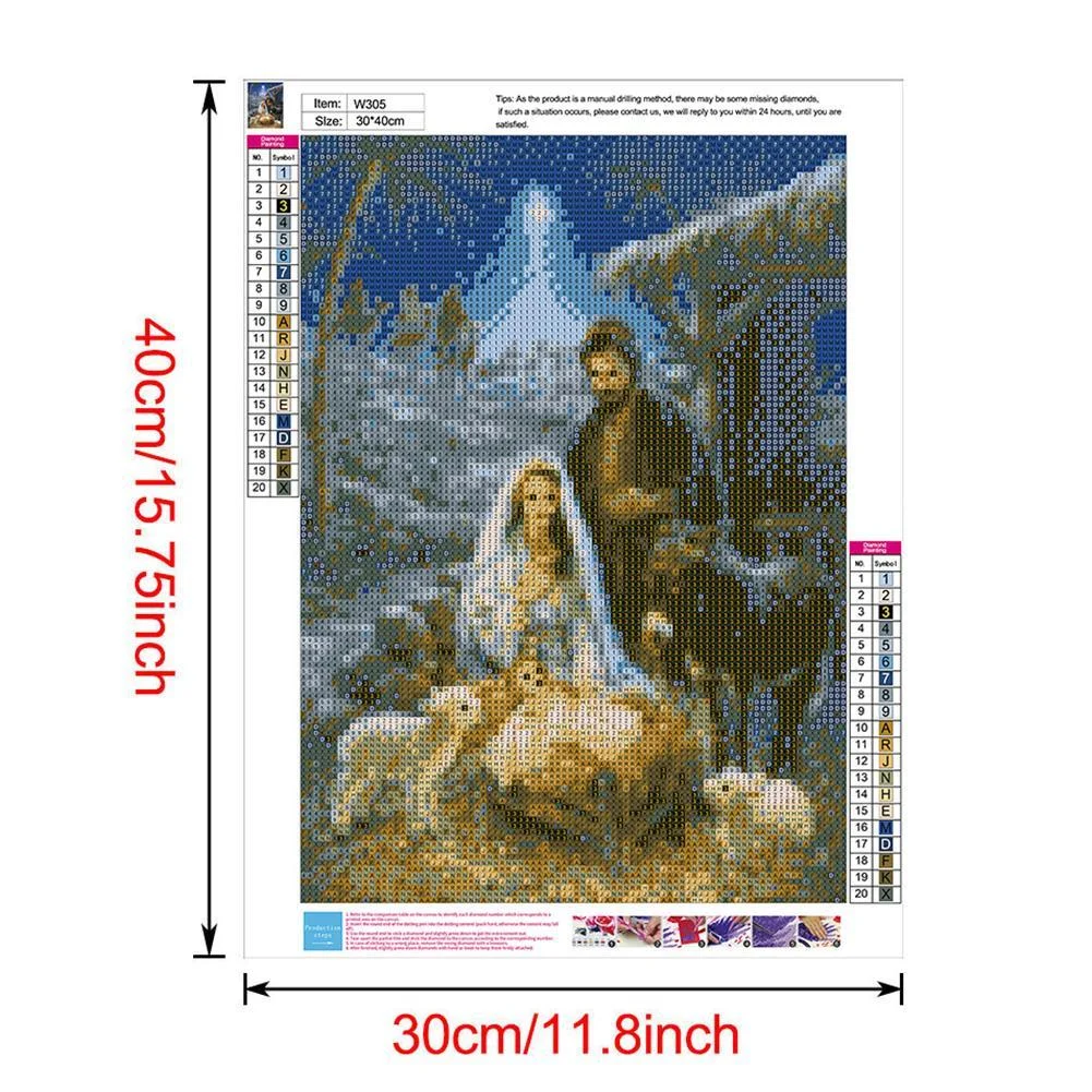 Diamond Painting - Full Round Drill - Shepherd(30*40cm)