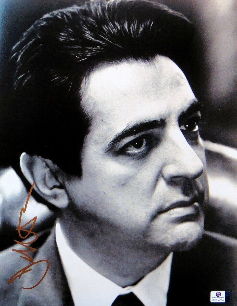 Joe Mantegna Signed Autographed 11X14 Photo Poster painting Godfather 3 B/W Vintage Shot 814534