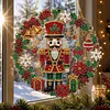 Diamond Painting Wreath Ornament Nutcracker Christmas Decor 9.45x9.45in
