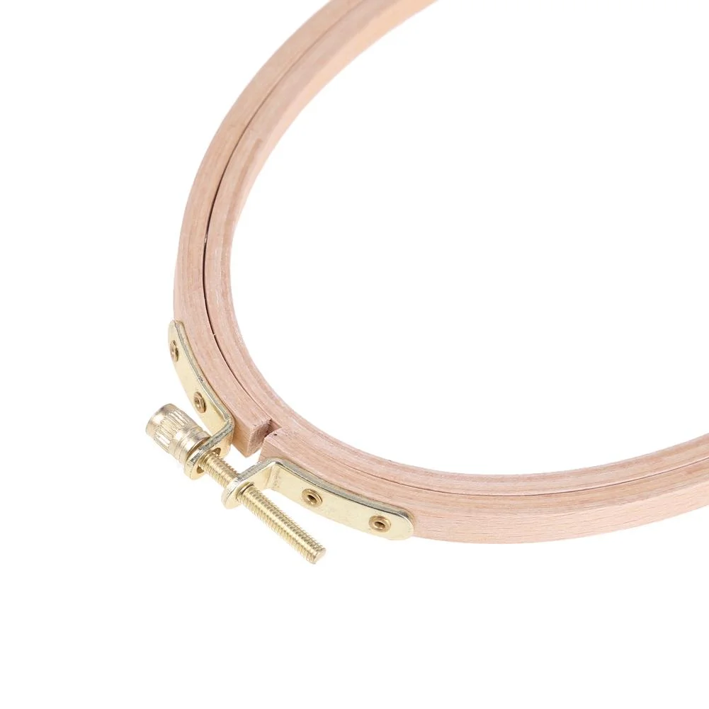 Beech Cross Stitch Machine Frame Embroidery Hoop Ring Sewing Craft Tool(L)