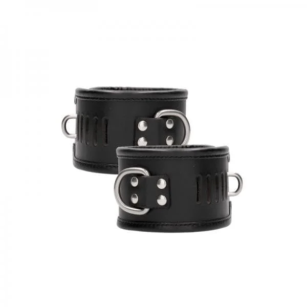 Pornhint Ouch! Pain - Saddle Leather Asylum Ankle-cuff With Padlock