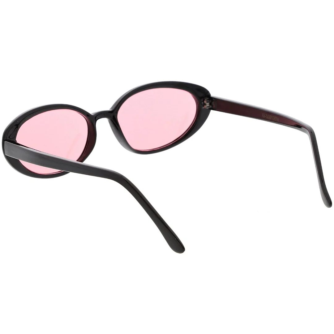 True Vintage Cat Eye Color Tinted Lens Oval glasses 51mm