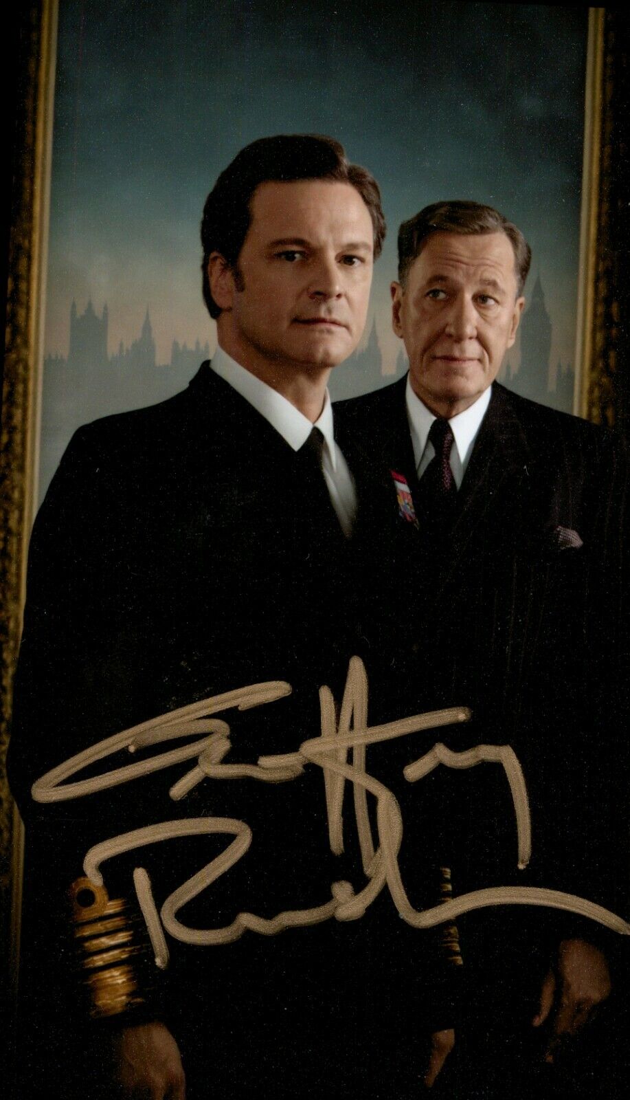 Geoffrey Rush Signed 6x4 Photo Poster painting The King's Speech Finding Nemo Autograph + COA