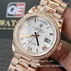 Rolex Day-Date 36 m128345rbr-0070 Rose Gold White Dial Diamond Bezel (36mm) Super Clone