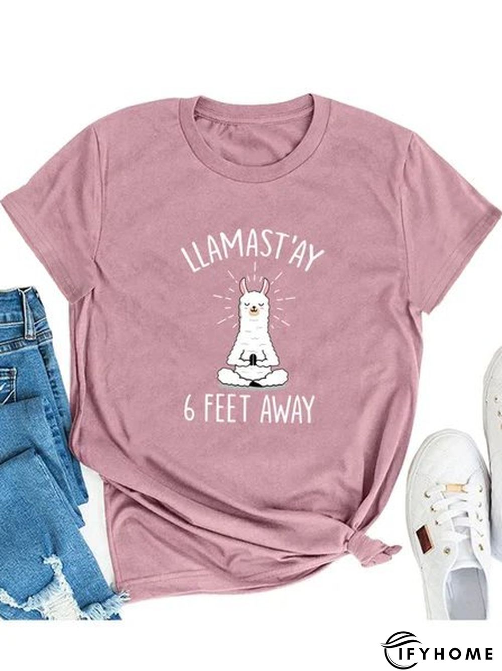 Short Sleeve Casual Cotton-Blend Shirts & Tops | IFYHOME