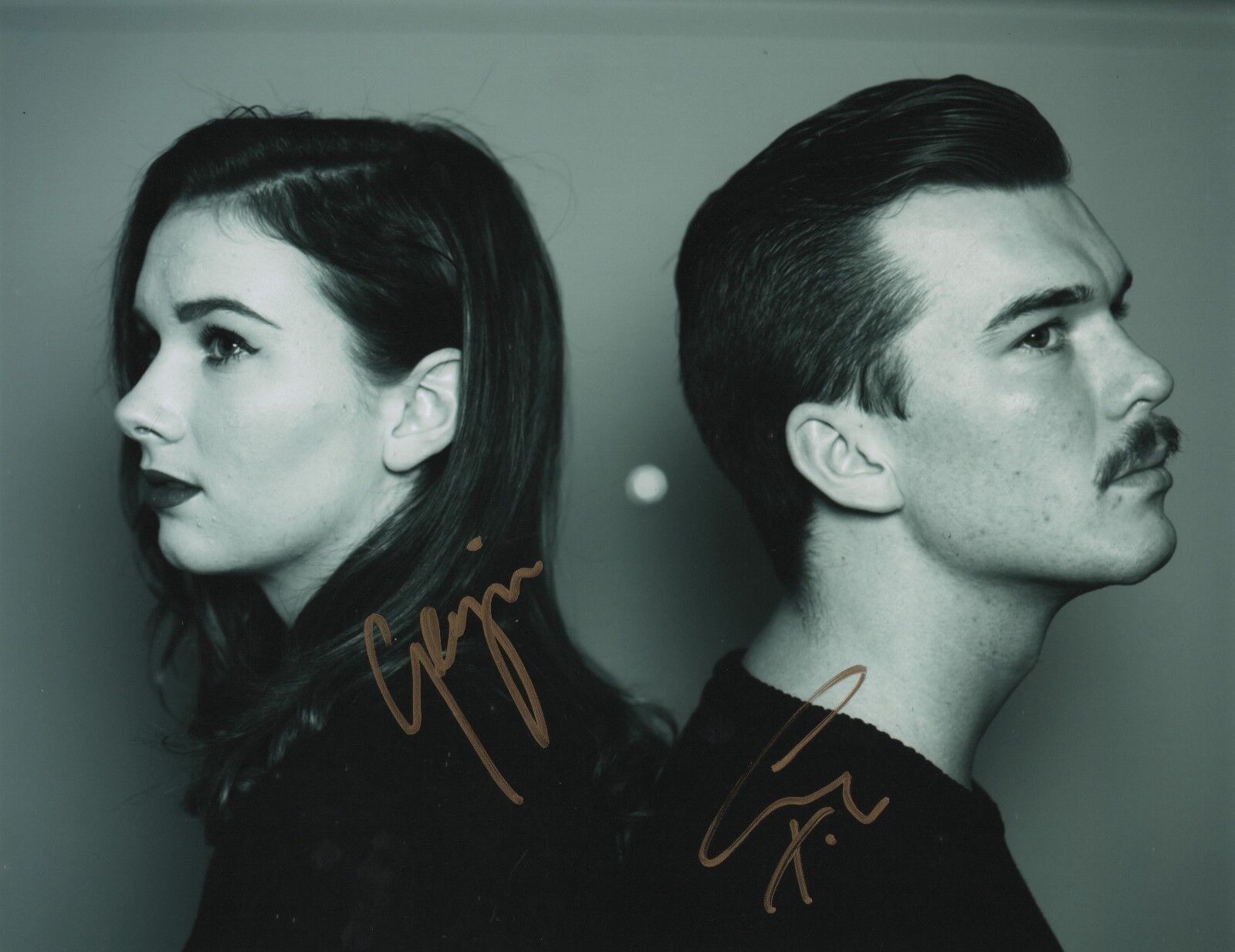 Broods band REAL hand SIGNED 8x10 Photo Poster painting #1 COA Georgia & Caleb Nott