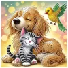 Diamond Painting-DIY Crystal Rhinestone Cat and Dog