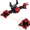 AMK Aluminum Alloy 1/10 RC Crawler AR44 SCX10 II 90047 90046 AX90060 Builders Kit Upgrade (Red Axle Set)