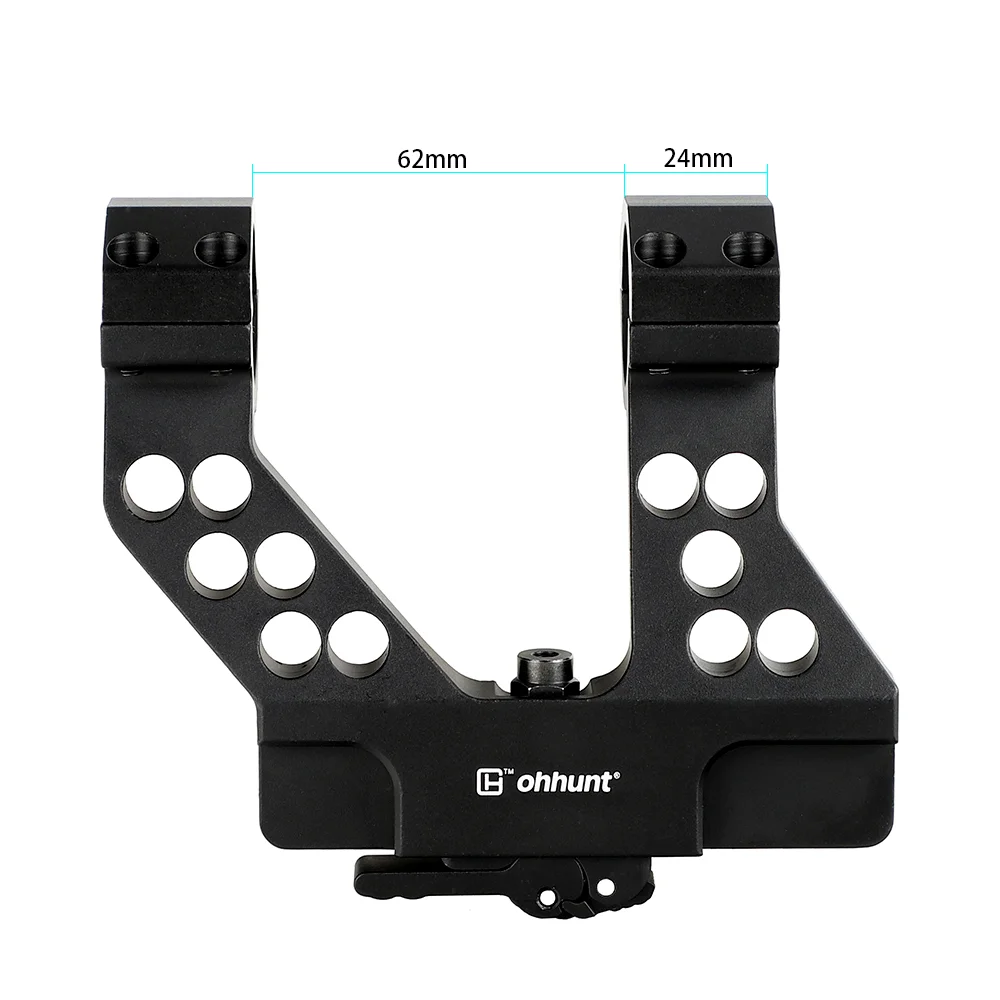 ohhunt® Quick Detach System AK Side Rail Scope Mount with Integral Reduction Ring For AK47 AK74