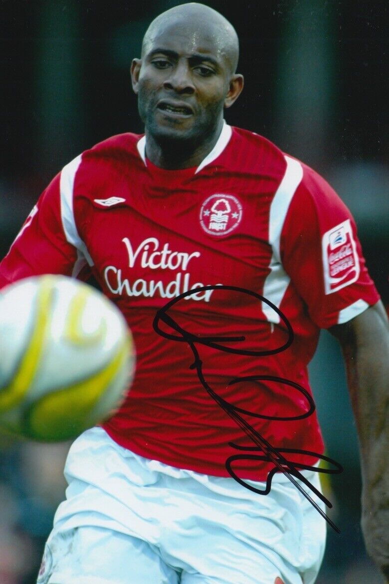 DELE ADEBOLA HAND SIGNED 6X4 Photo Poster painting - FOOTBALL AUTOGRAPH - NOTTINGHAM FOREST 1.