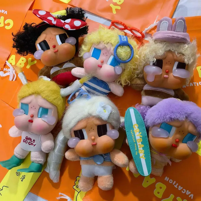 Spot CryBaby crying baby 2nd generation summer series genuine vinyl plush doll pendant ugly cute doll gift