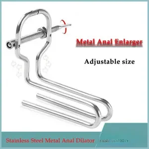 pornhint Pornhint Stainless Steel M Metal Dilator Peeper Adjustable Large Small Flirtation