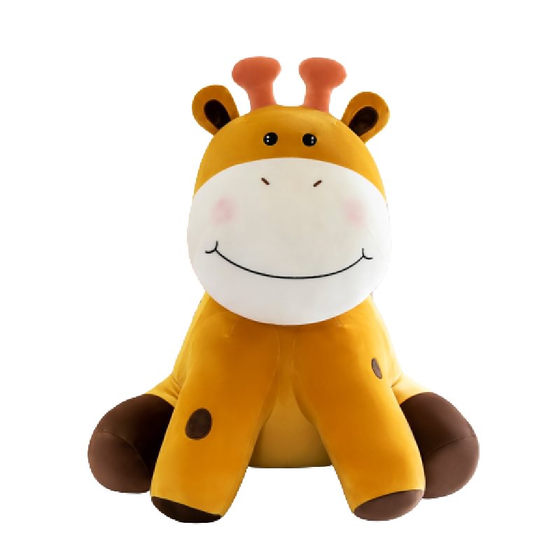 giraffe plush pillow