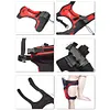 Tech Diving Leggings Knife Cover Double Pocket Diving Strap Knife Pouch (Black)