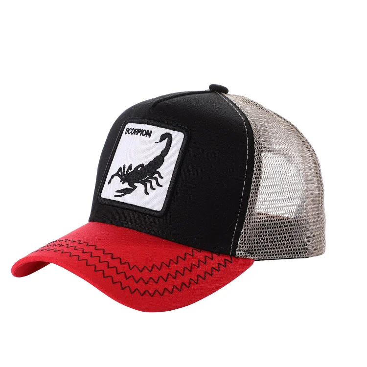 Patchwork Baseball Cap Mens Summer Mesh Caps Breathable Snapback Hat Adjustable Dad Caps Unisex gorras