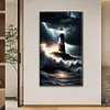(40*70cm)Lighthouse - Round Partial AB Drill Diamond Painting
