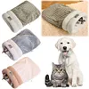 Cat Sleeping Bag Warm Funny Tunnel Cat Nest Cat Bed for 5-8kg Cats Pet Supplies