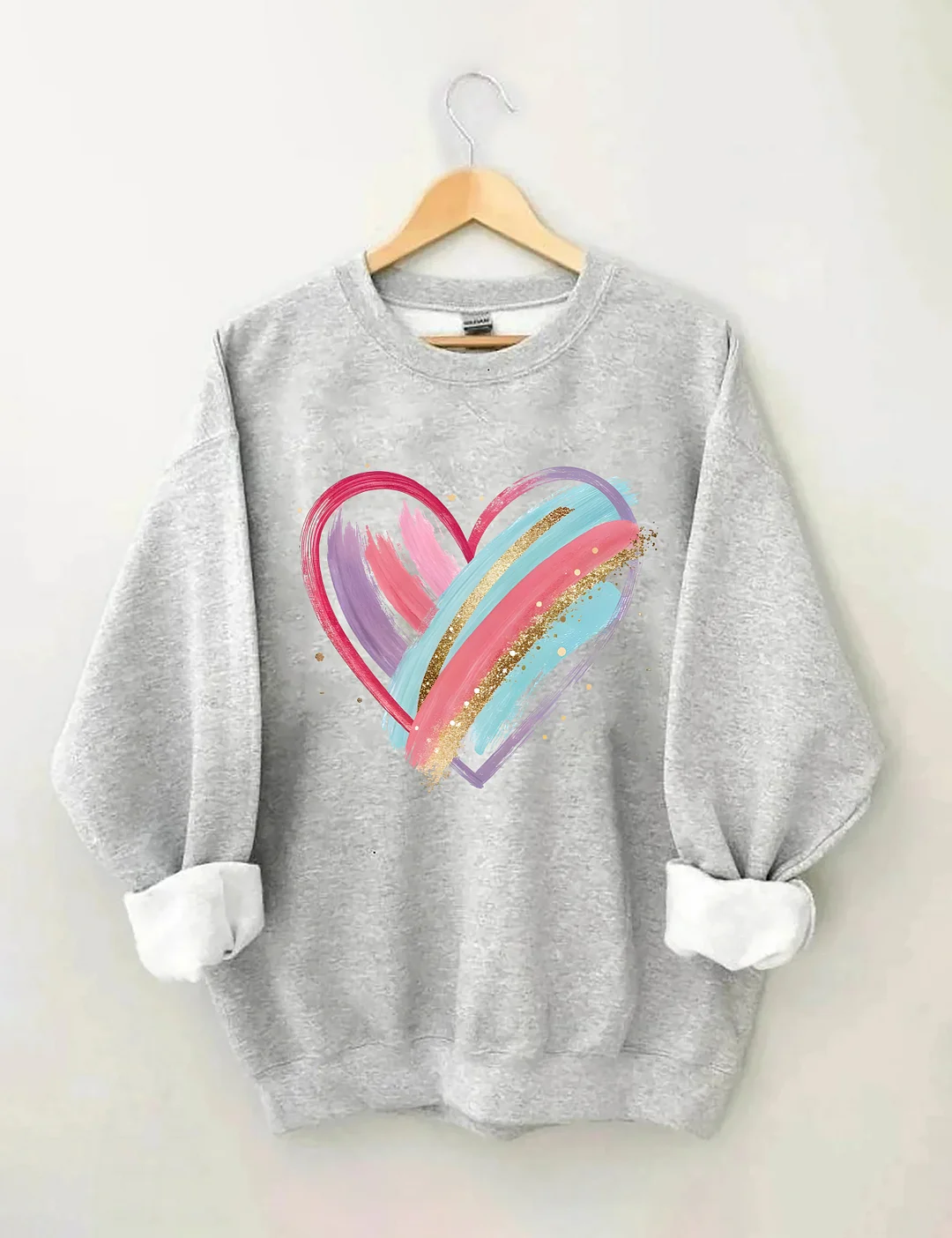 Valentines Day Heart Sweatshirt