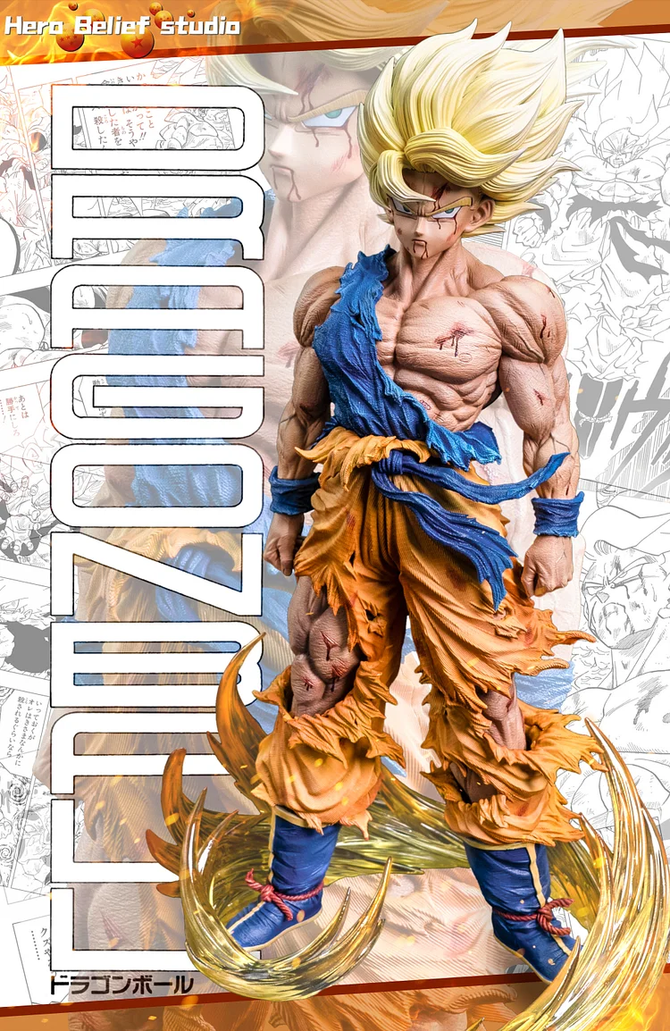 Pre-order-hero belief Dragon Ball Z Son Goku 1/6 1/4 Statue GK