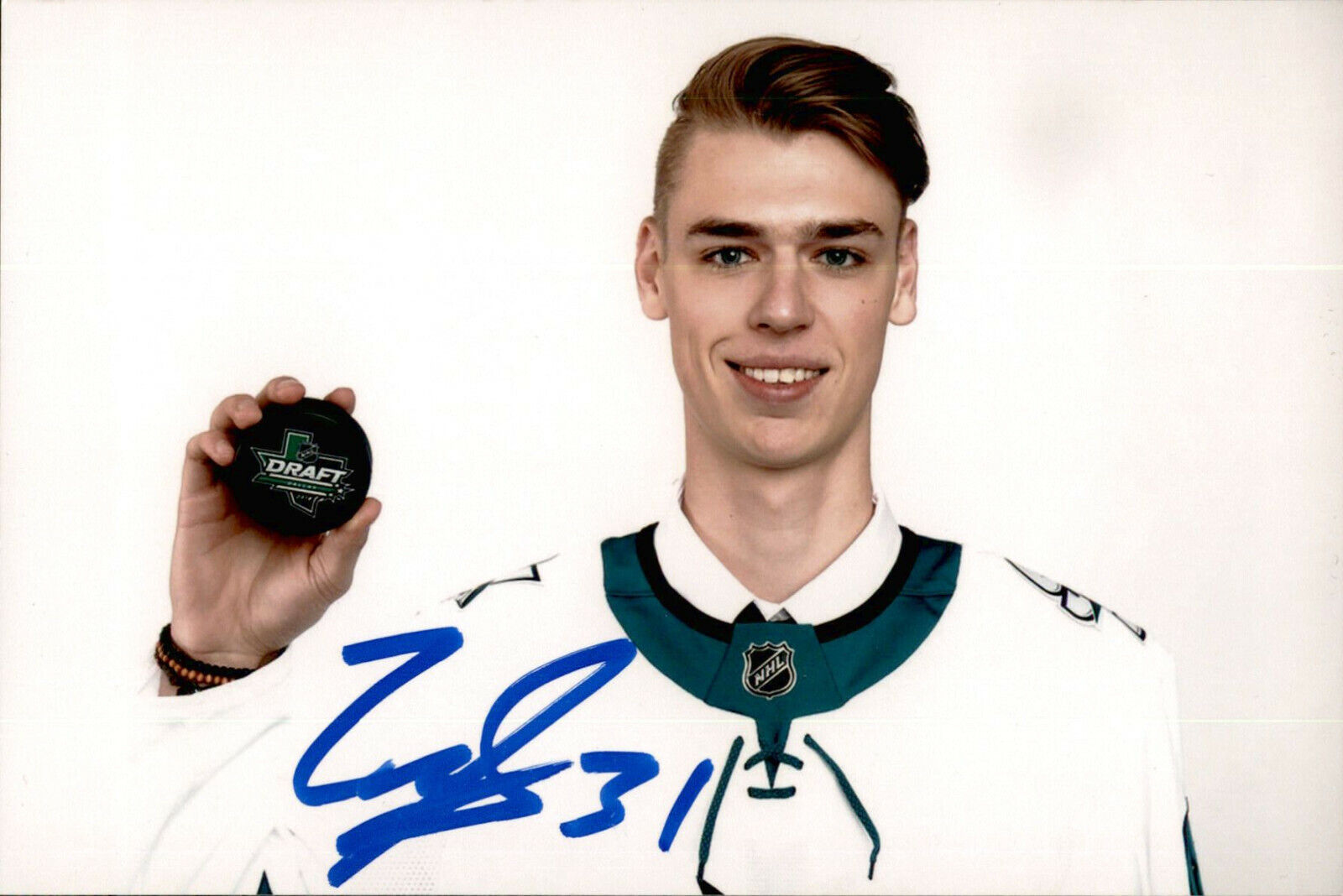 Zachary Zacharie Emond SIGNED 4x6 Photo Poster painting SAN JOSE SHARKS