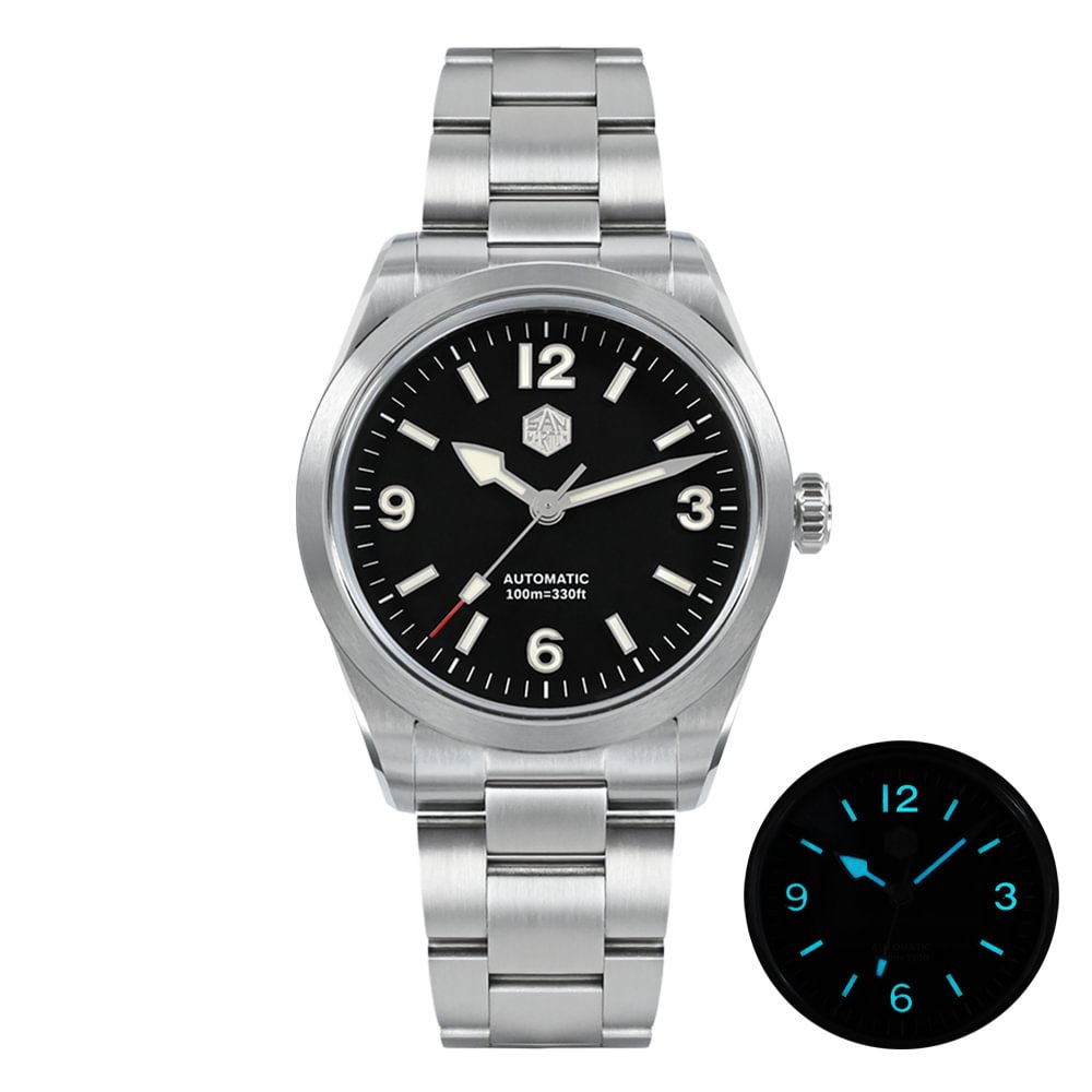 San Martin Applied Logo BGW-9 Vintage Mechanical Watch SN0107 San Martin Watch 