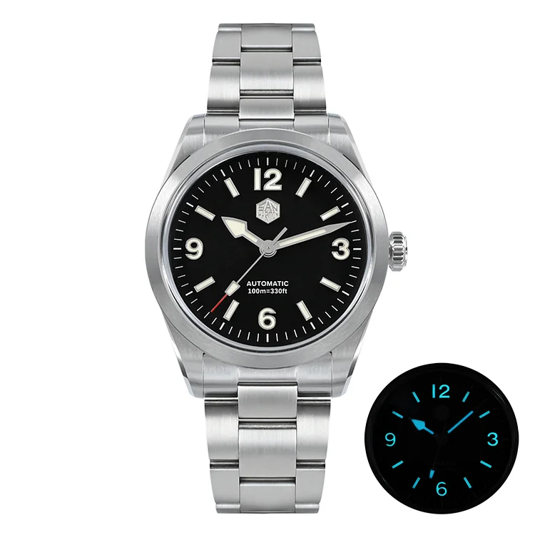 San Martin Applied Logo BGW-9 Vintage Mechanical Watch SN0107 San Martin Watch san martin watchSan Martin Watch