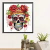 Diamond Painting-DIY Crystal Rhinestone Halloween Skull