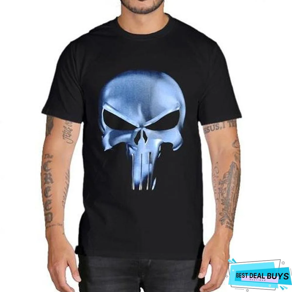 Men's Cotton Casual Short Sleeves T-Shirts Tops Tee