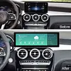 14,9 Zoll f&uuml;r Mercedes Benz C GLC V 2015-2021 Jahr Apple CarPlay Android Auto Display Monitor Upgrade Autoradio Stereo