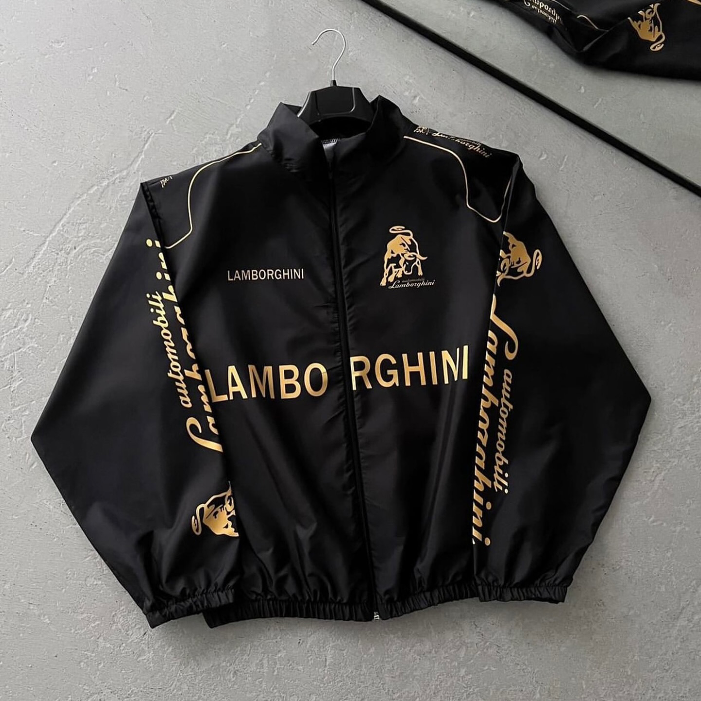 Unisex Classic Team Logo Retro Racing Jacket