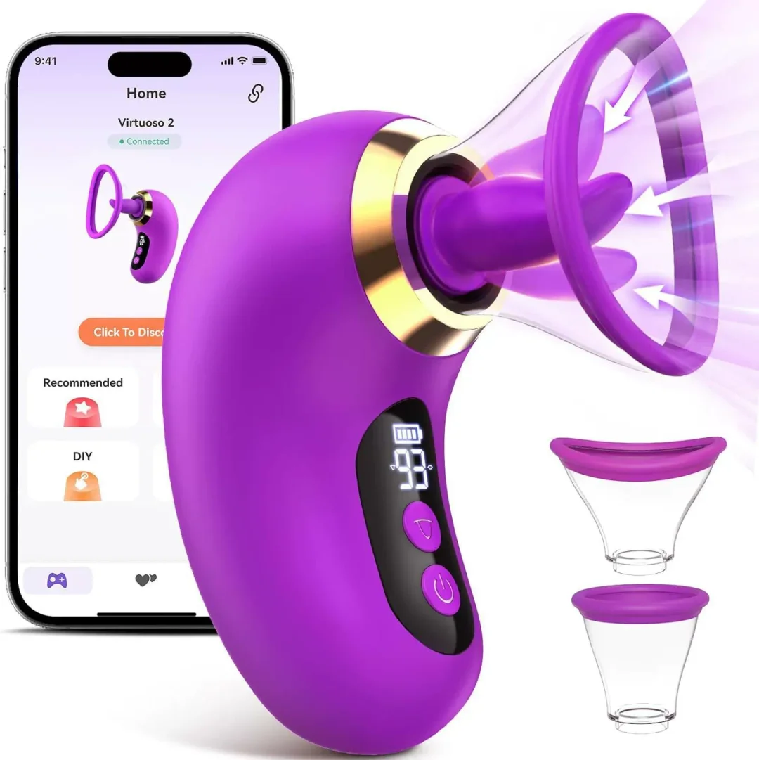 Dorelle Tongue Vibrator Suction App Control With Lcd Display