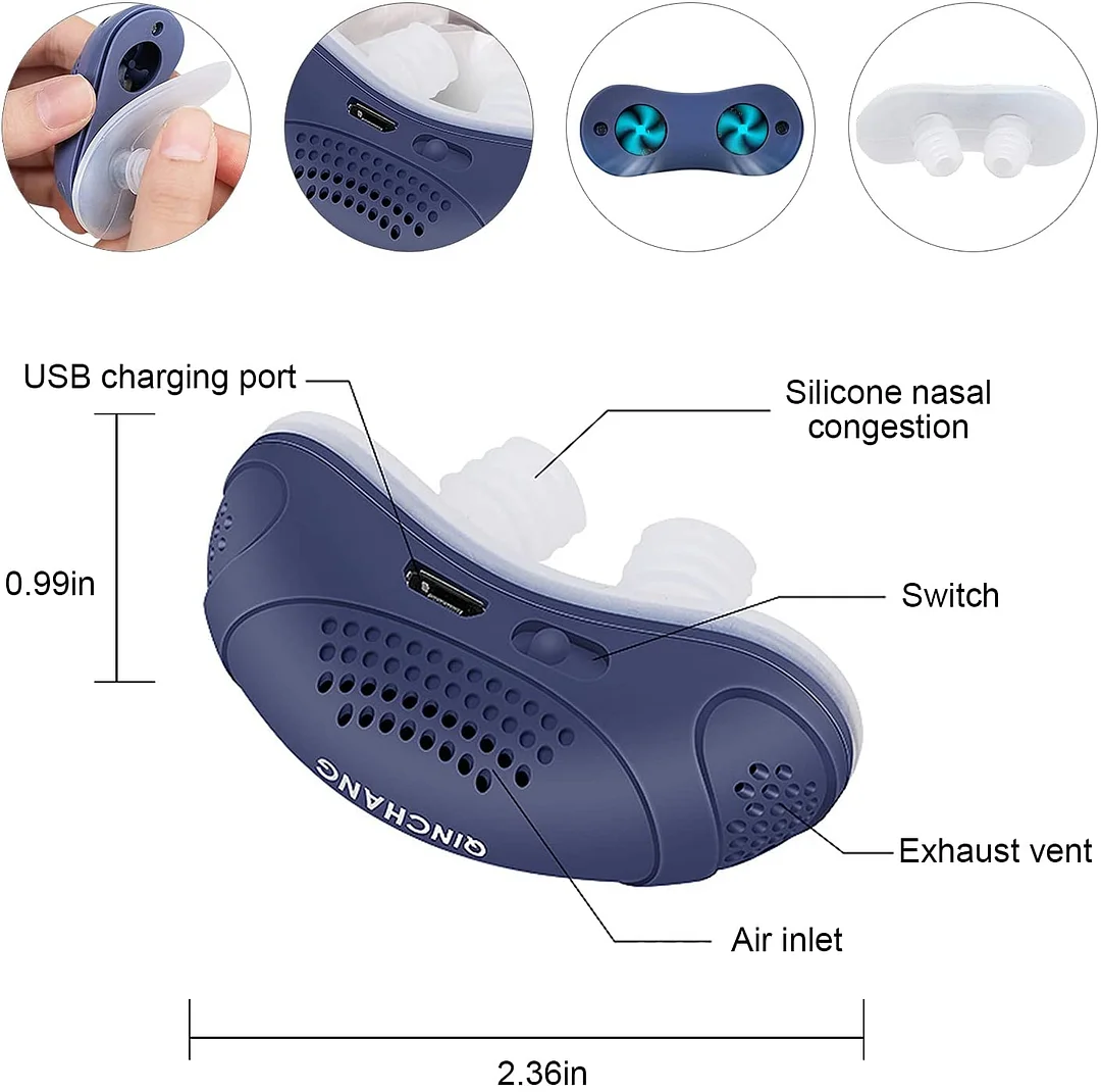 Airing: The first hoseless, maskless, micro-CPAP Anti Snoring, Top Device for Sleep Apnea 
