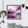Beautiful Purple Scenery  | Full Round Diamond Painting Kits