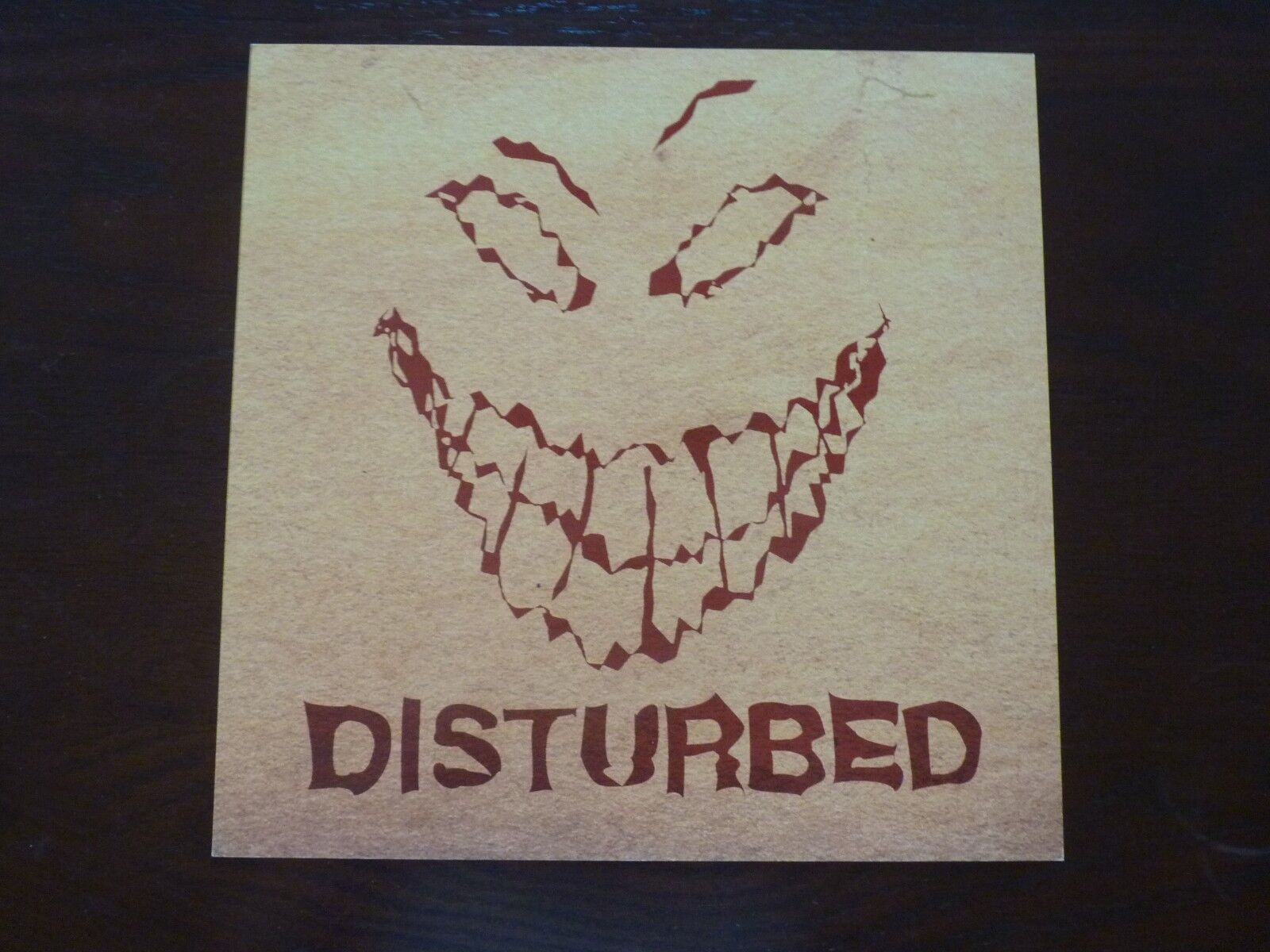 Disturbed 2000 LP Record Photo Poster painting Flat 12x12 Poster