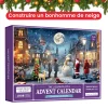Puzzle sur le thème de Noël du compte à rebours de l'Avent