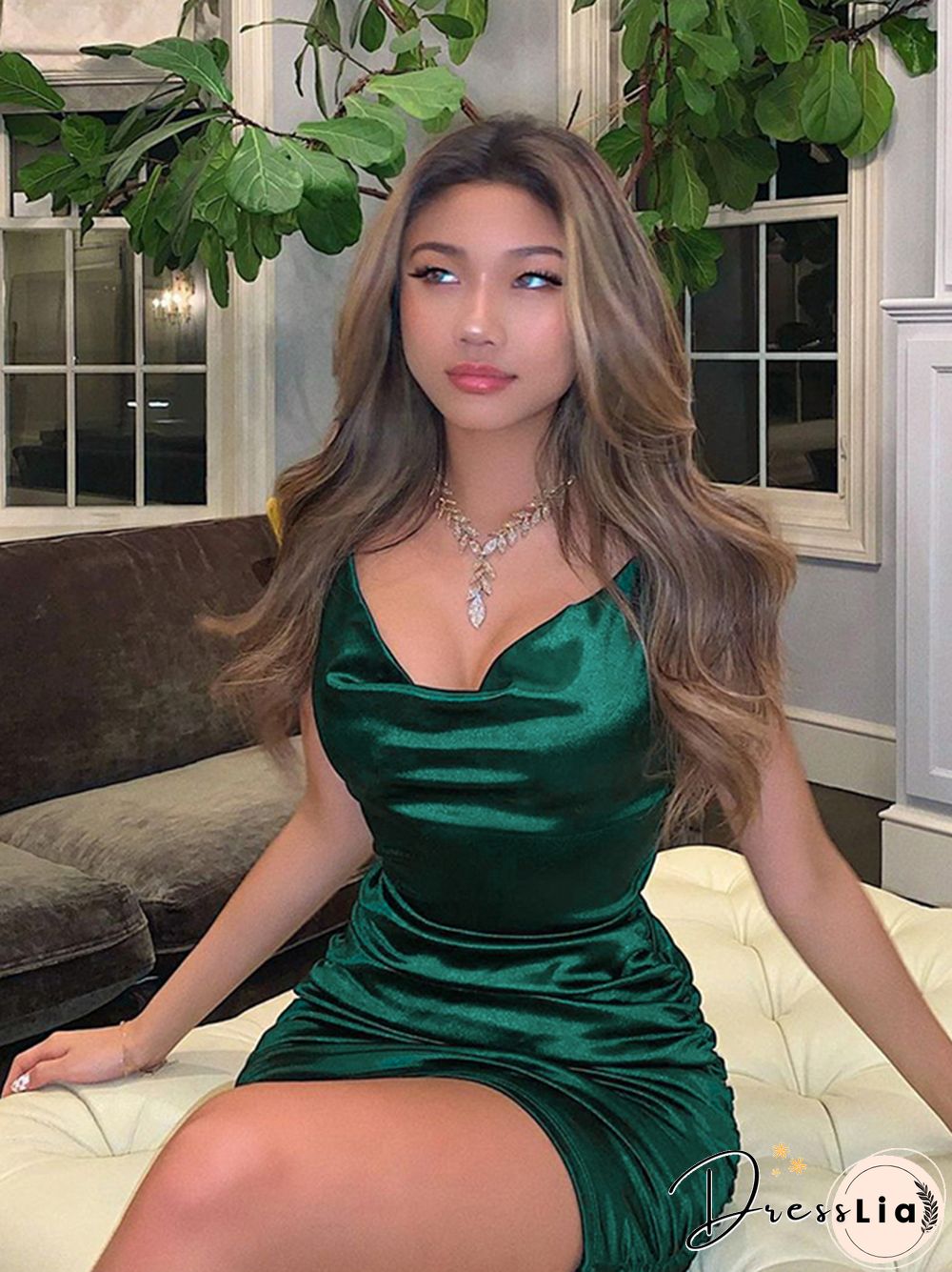 Solid Ruched Sexy Y2k Women Strap Mini Dress Lace Up Backless Bodycon Bandage Party Elegant Club Streetwear Summer Slim