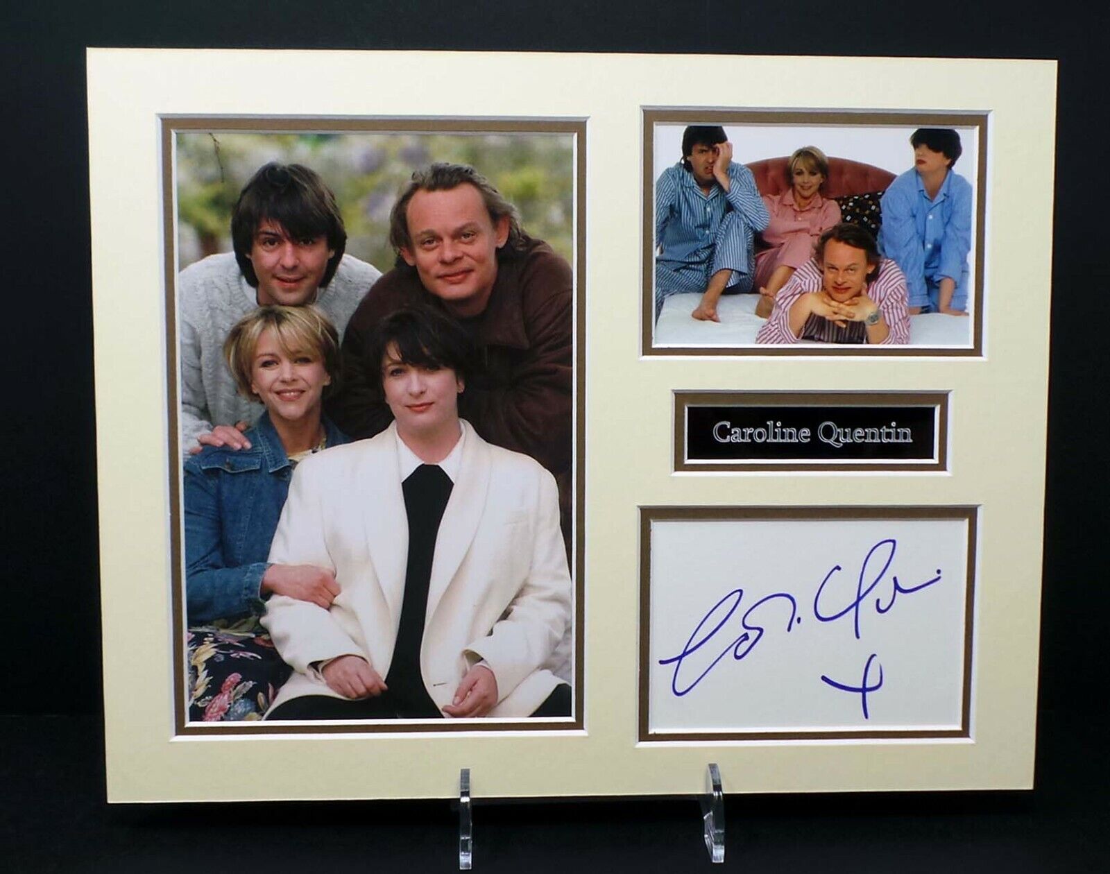 Caroline QUENTIN Signed & Mounted Men Behaving Badly Photo Poster painting Display AFTAL RD COA