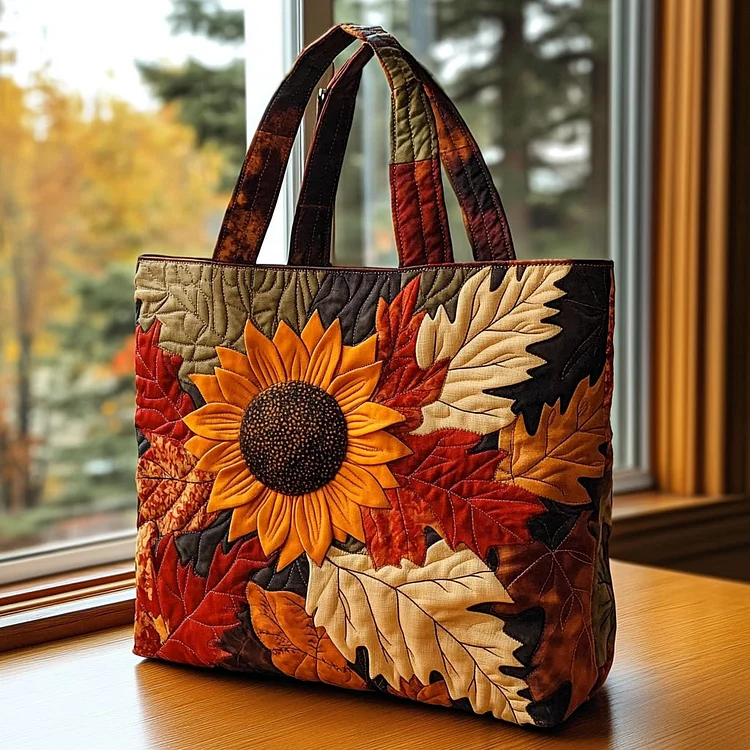 Rustic October Quilted Tote Bag NCU0DV7060