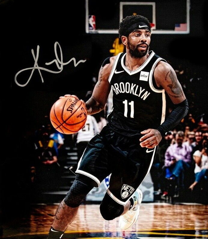 Kyrie Irving Brooklyn Nets Beautiful 8 x 10 Signed Reprint Photo Poster painting!