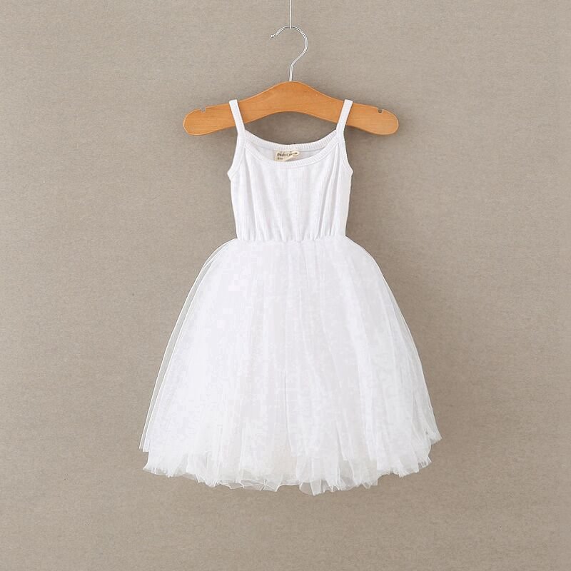 Girls Flower 2020 Fashion Children's Clothing Lace Princess Party Fluffy Cake Smash Dress Kids Baby Summer Dresses Clothes